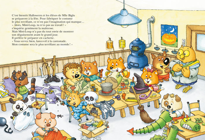 Mini-Loup fête halloween avec figurine