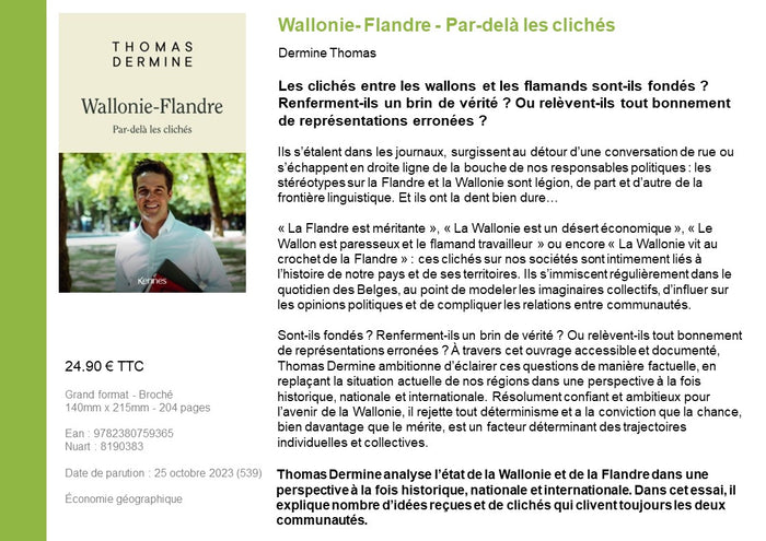 Wallonie- Flandre - Par-delà les clichés