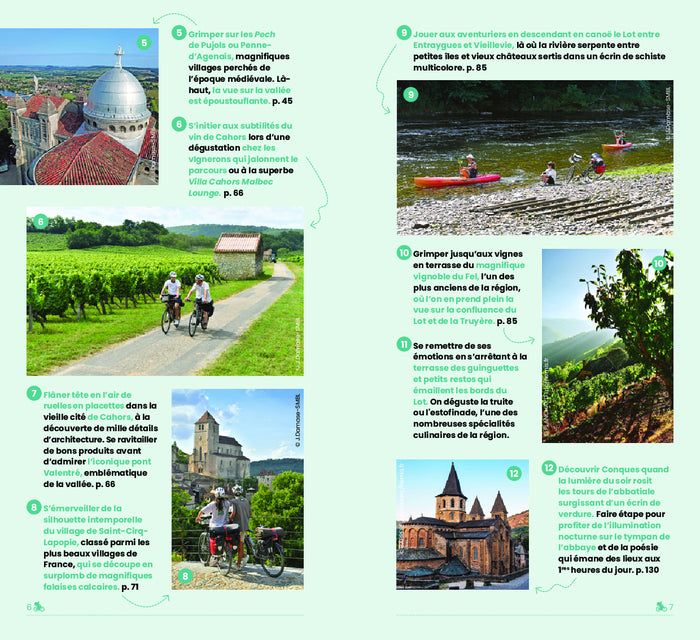 Guide du routard vallée du Lot à vélo