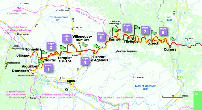 Guide du routard vallée du Lot à vélo