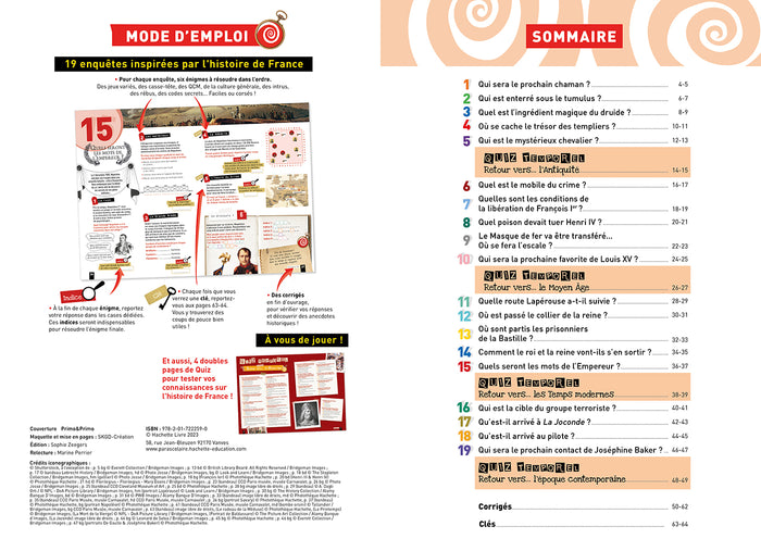 Passeport Adultes - Enquêtes historiques - Cahier de vacances 2025