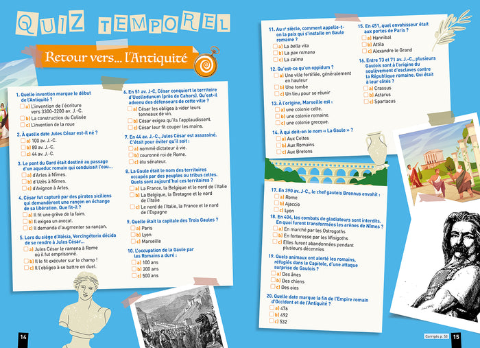 Passeport Adultes - Enquêtes historiques - Cahier de vacances 2025