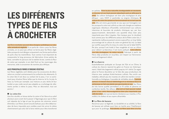 Crochet au naturel