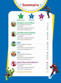 Disney - 5 histoires de super-héros Marvel - Fin de CP Début de CE1