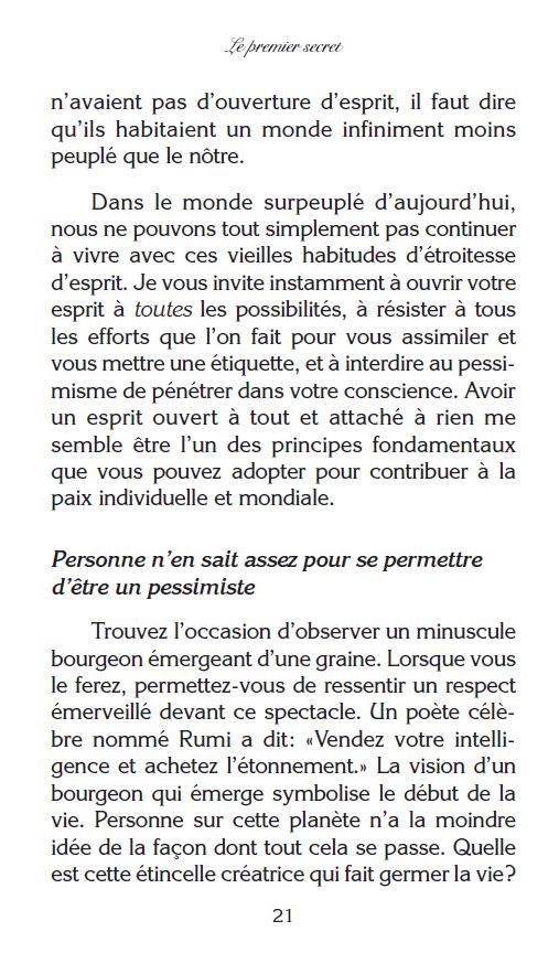 Les 10 secrets du succès et de la paix intérieure