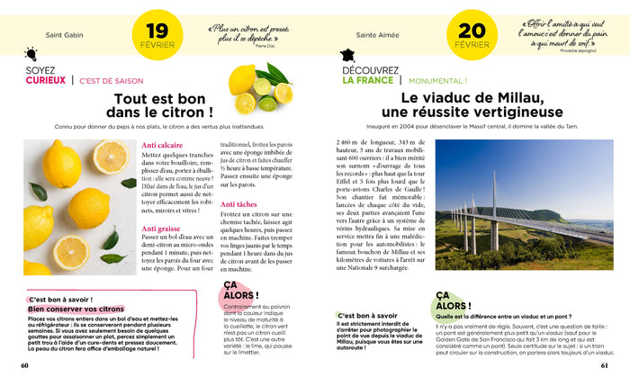 Une année en régions avec vous ! - Almanach Cyril Féraud