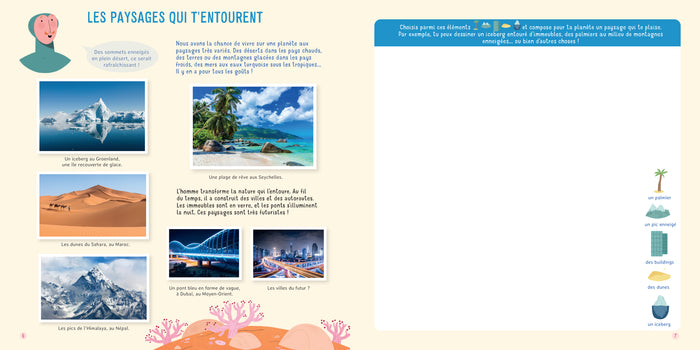 J'invente ma planète en dessinant