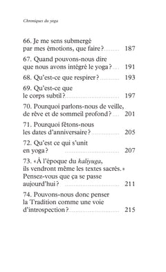 Chroniques sur le yoga et le tantra