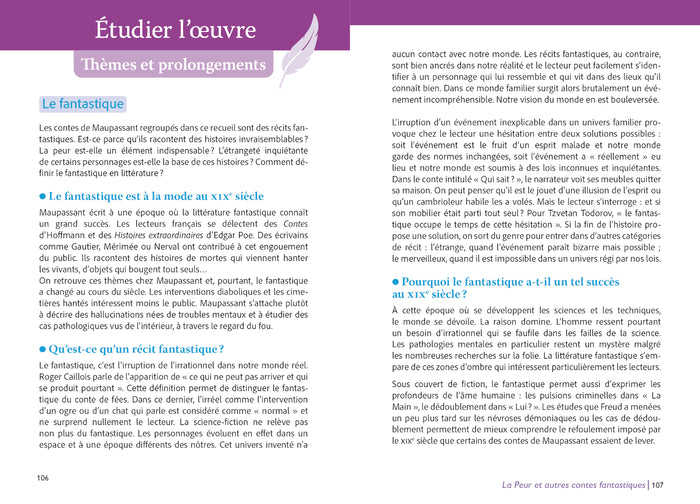 La peur et autres contes fantastiques