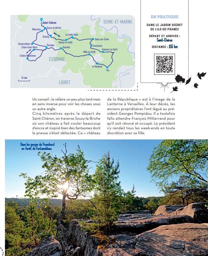 50 balades à moto à portée de roues de Paris