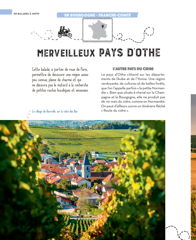 50 balades à moto à portée de roues de Paris