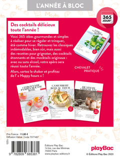 Calendrier Cocktails et apéros en 365 jours - L'ANNÉE À BLOC