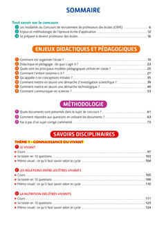 Objectif CRPE 2025 - Sciences et technologie - épreuve écrite d'admissibilité