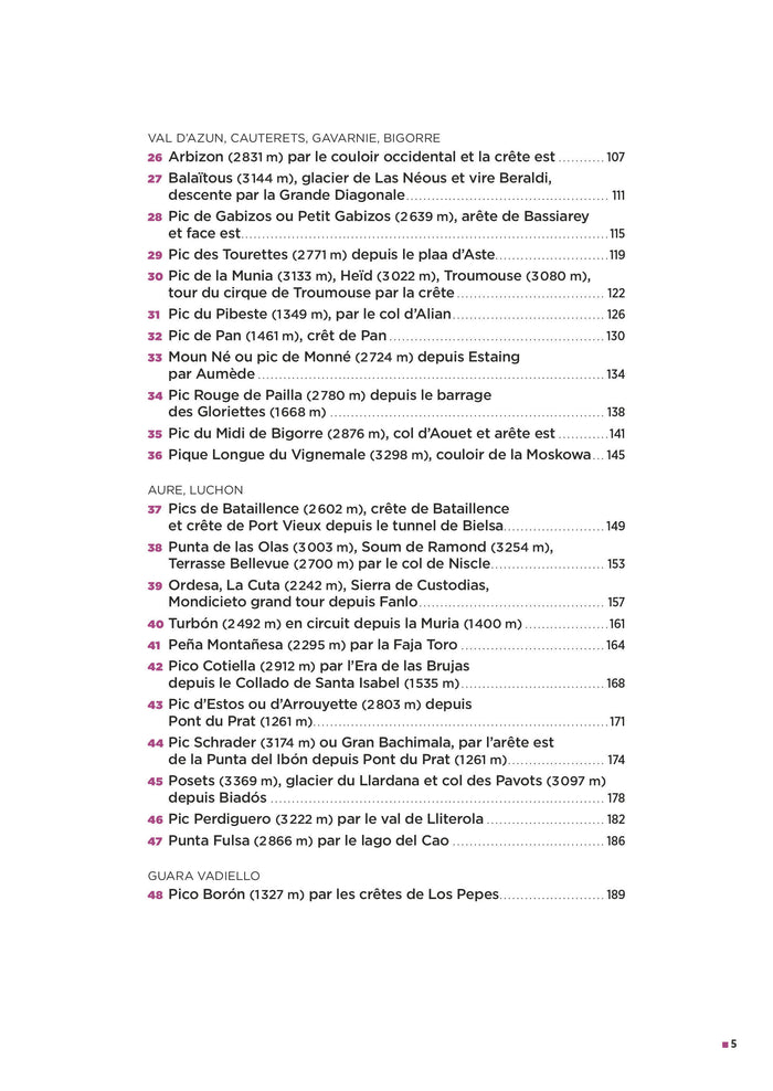 Pyrénées, ascensions sauvages vol. 1 Ouest