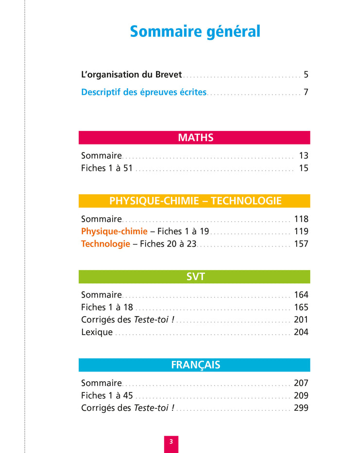 Objectif Brevet Fiches Tout-en-un 2024