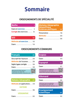 Objectif BAC 2025 - 1re Spécialités sciences éco