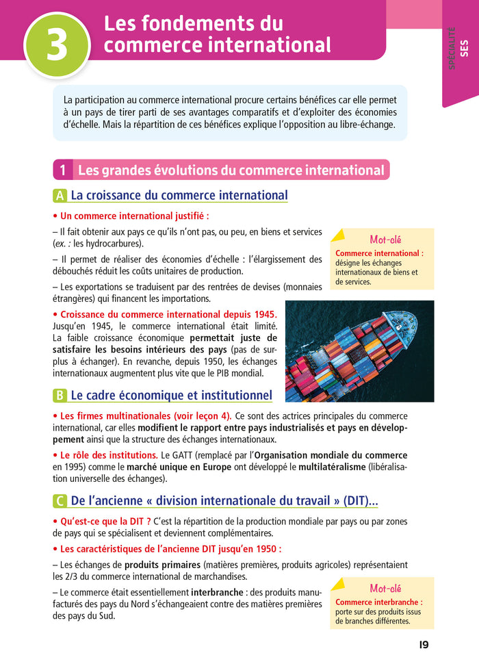 Objectif Bac 2024 - Term Spécialités sciences humaines Toutes les matières