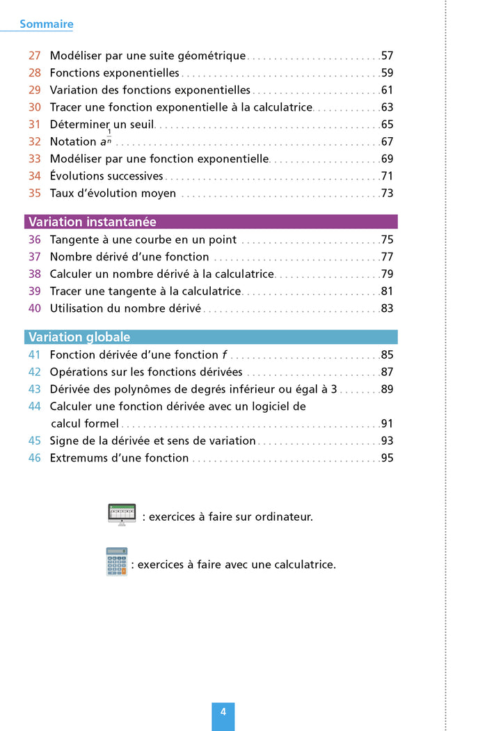 Objectif BAC Fiches détachables Maths Tronc commun 1re générale