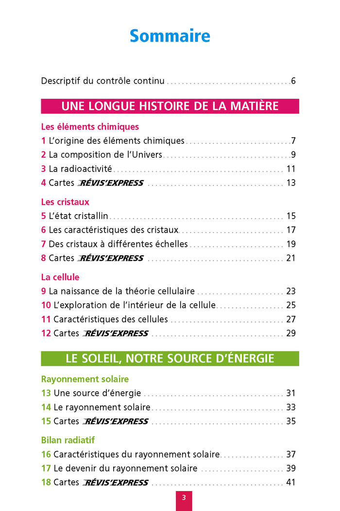 Objectif BAC Fiches Enseignement scientifique 1re générale