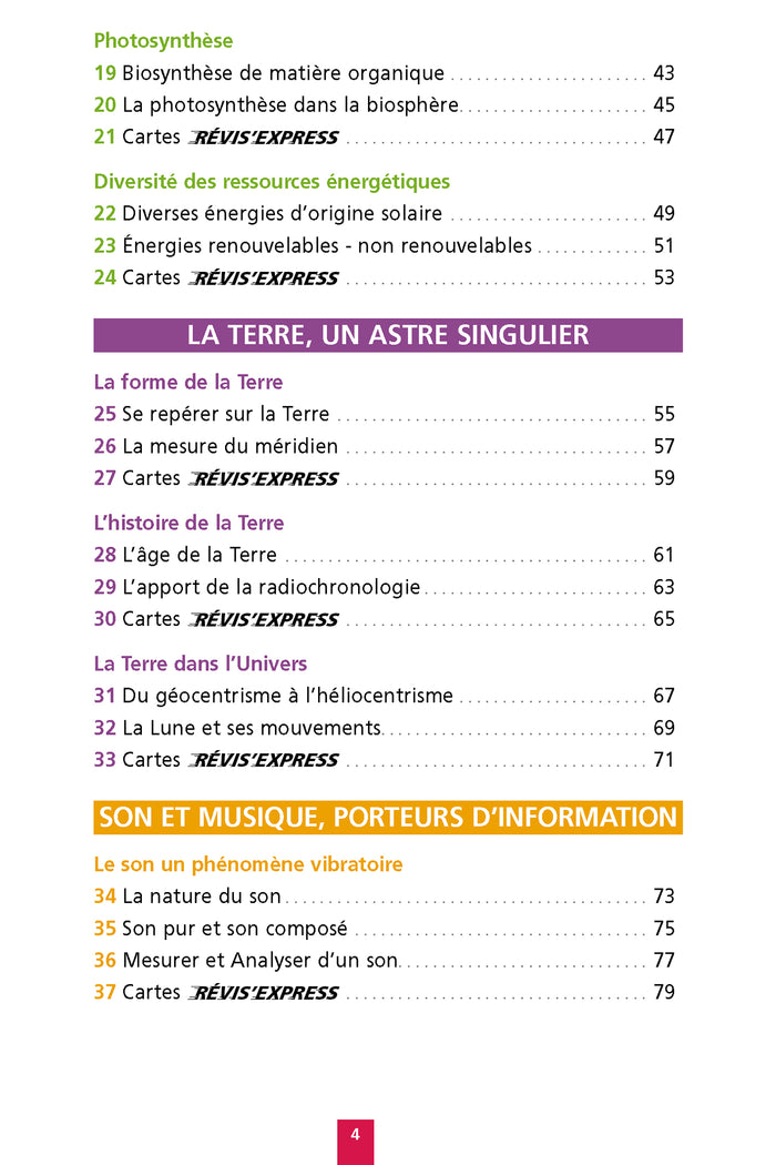Objectif BAC Fiches Enseignement scientifique 1re générale