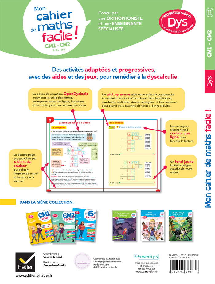 Mon cahier de maths facile !