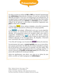 Mon cahier de maths facile !