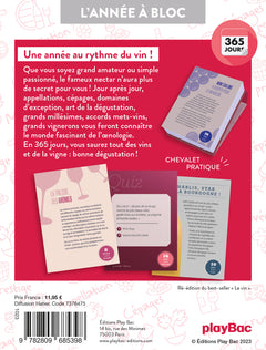 Calendrier amateur de vin en 365 jours