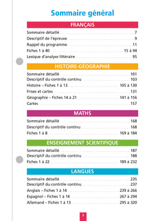 Objectif Bac Fiches détachables Tout le tronc commun 1re Bac 2025