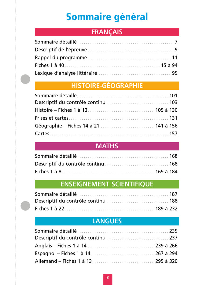 Objectif Bac Fiches détachables Tout le tronc commun 1re Bac 2025