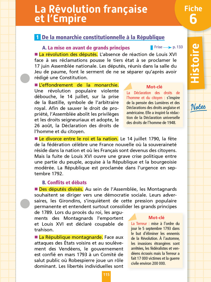 Objectif Bac Fiches détachables Tout le tronc commun 1re Bac 2025