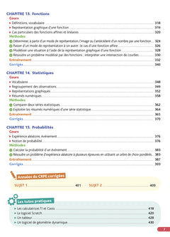 Objectif CRPE 2025 - Maths - épreuve écrite d'admissibilité