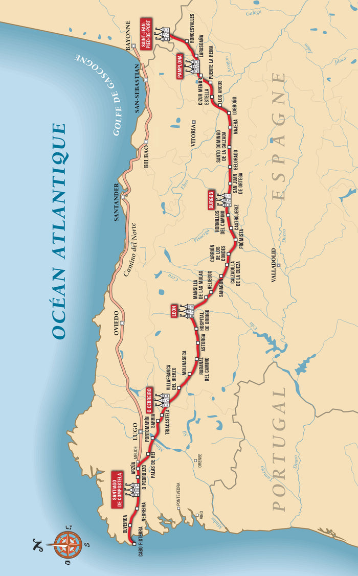Compostelle Guide du Camino Francés