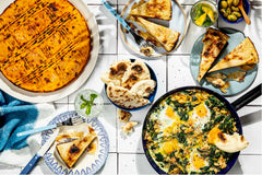 Olives, feta & baklava
