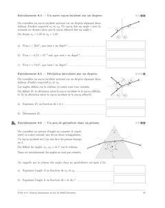 Cahier d'entrainement en physique-chimie Prépas 1re année