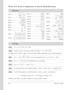 Cahier d'entrainement en physique-chimie Prépas 1re année