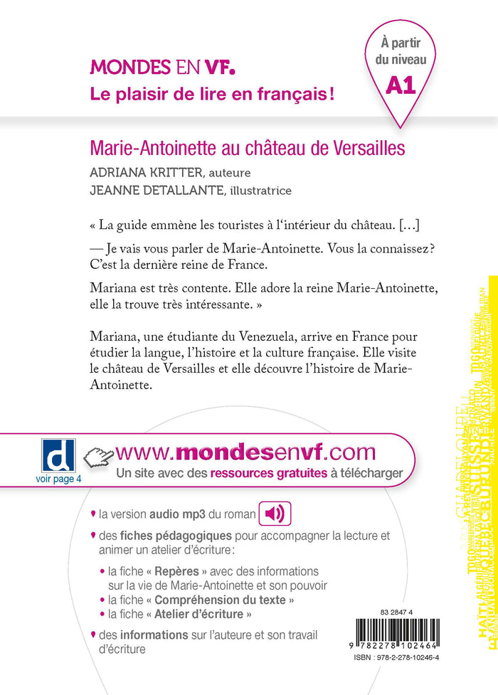 Marie-Antoinette au château de Versailles