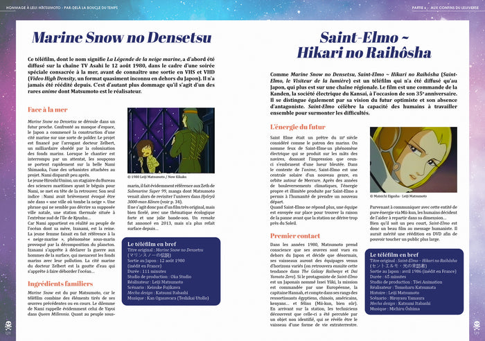 Hommage à Leiji Matsumoto: Par delà la boucle du temps