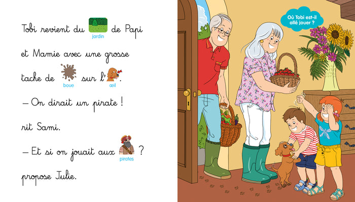 Les histoires de P'tit Sami Maternelle (3-5 ans) : Sami et Julie jouent aux pirates