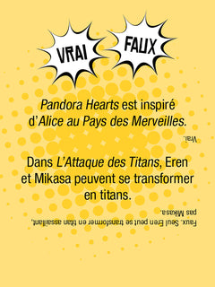 La boîte quiz Manga - nouvelle édition