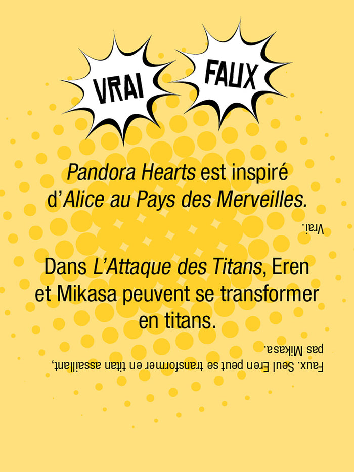 La boîte quiz Manga - nouvelle édition