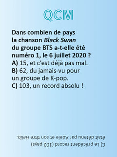 La boîte quiz K-POP