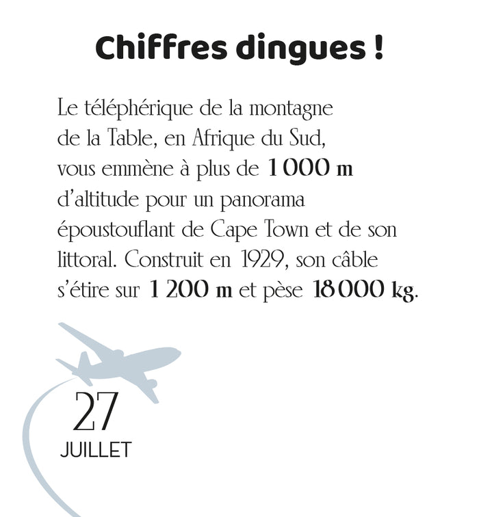 Mini calendrier 365 jours autour du monde Géo