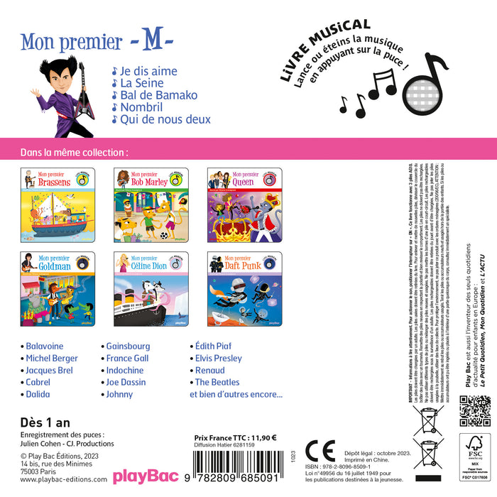 Livre musical - Mon premier M