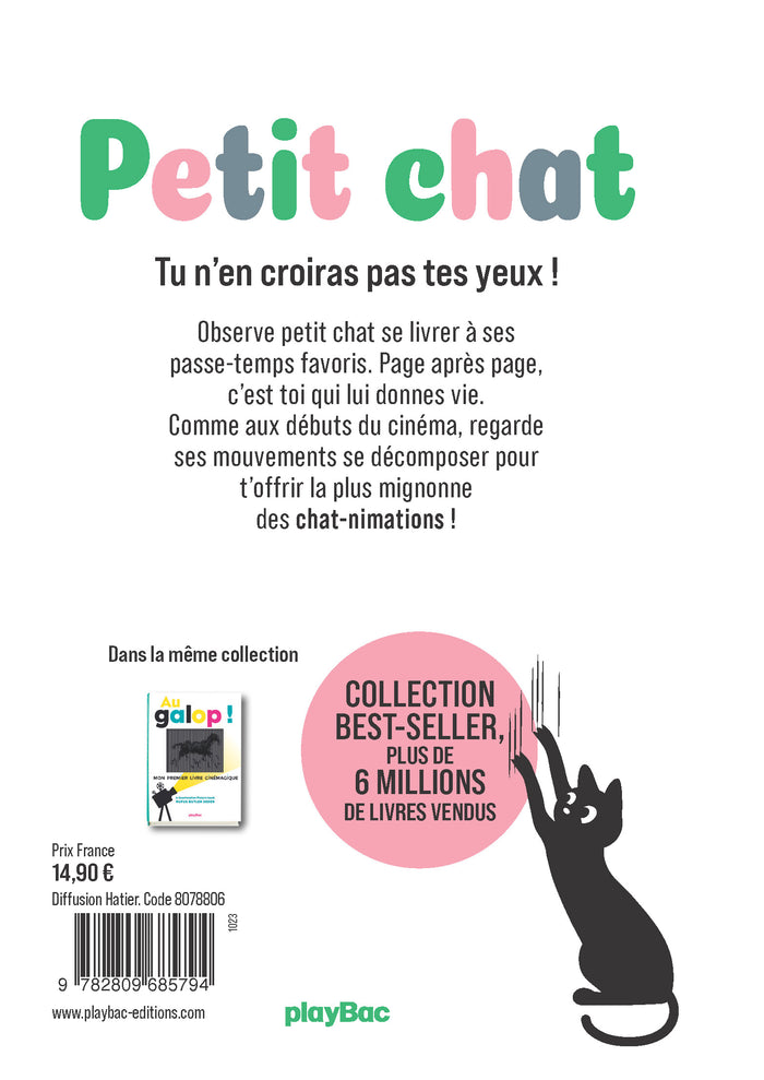 Petit Chat - Mon premier livre cinémagique