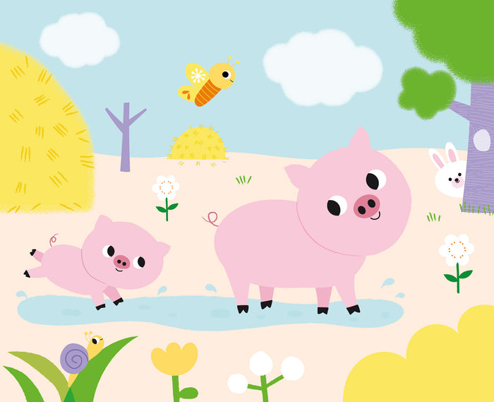 Coloriages à doigts la ferme