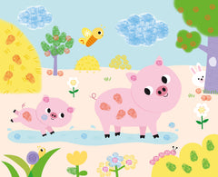 Coloriages à doigts la ferme