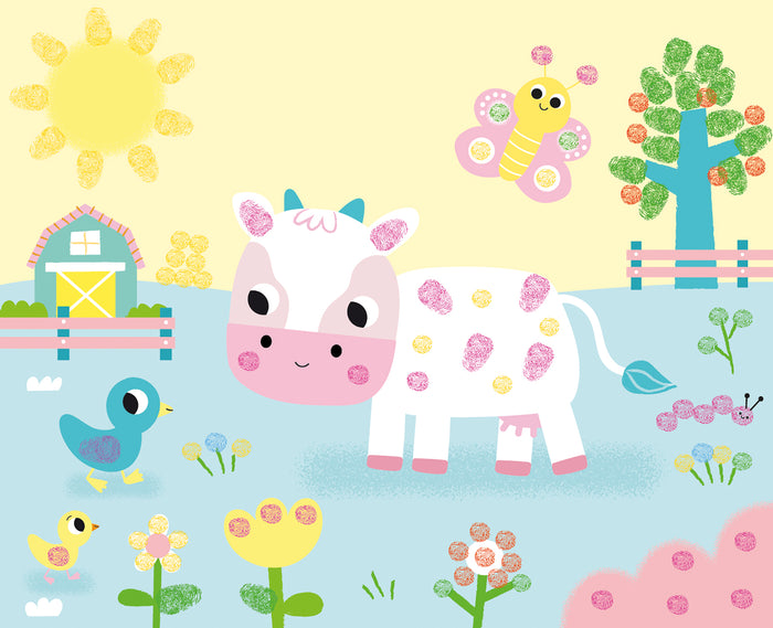 Coloriages à doigts la ferme