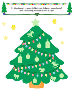 Livre d'autocollants - Noël