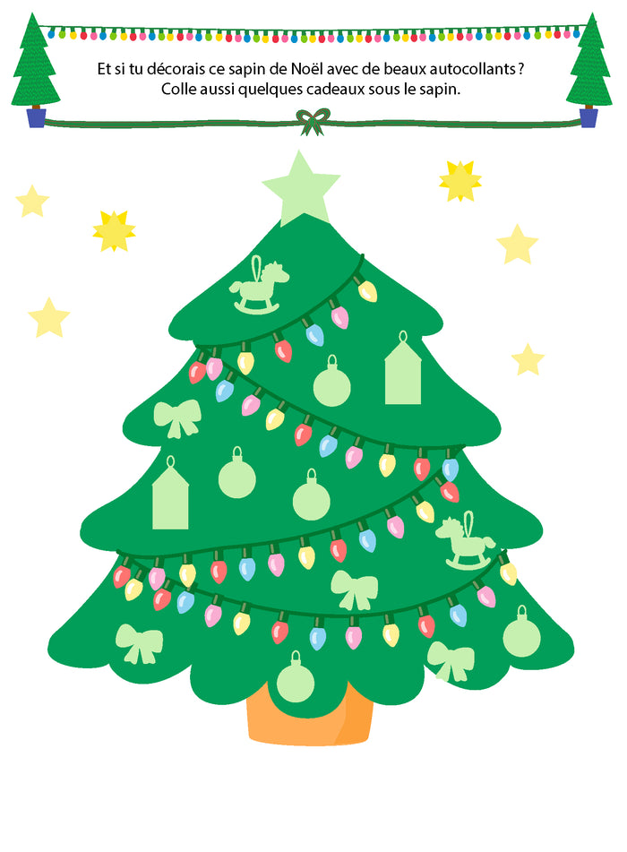 Livre d'autocollants - Noël