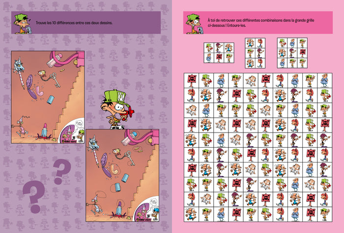 Personnages BD - 100 jeux Kid Paddle